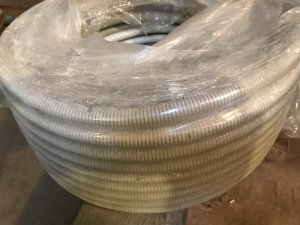 PVC "husí krk" 16mm, + spojky 25m